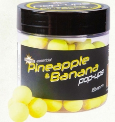 Бойлы Dynamite Baits Fluro Pop-Ups Pineapple &amp; Banana 15мм