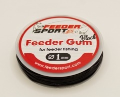 мортизирующая резина Feeder Sport Feeder Gum 9m 1.0mm (black)
