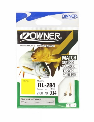 Крючок Owner RL-284 (с поводком)
