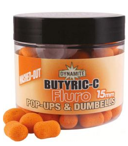 Бойлы Dynamite Baits Butyric-C Fluro Pop-ups & Dumbells