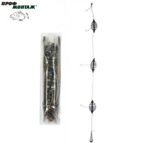 Профмонтаж "вбивця карася на мотовиле фарбована "