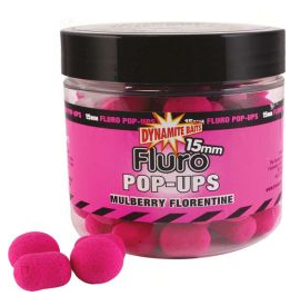 Бойлы Dynamite Baits Mulberry Florentine Fluro Pop-Ups (+Booster)