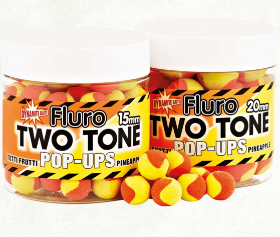 Бойли Dynamite Baits Krill & Banana Fluro Two Tone Pop-Ups