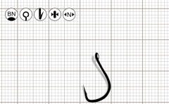 Крючок BratFishing Hosoji Iz