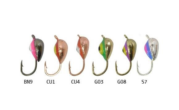 Мормышка вольфрамовая Fishing ROI Клоп с ушком покраска 4mm