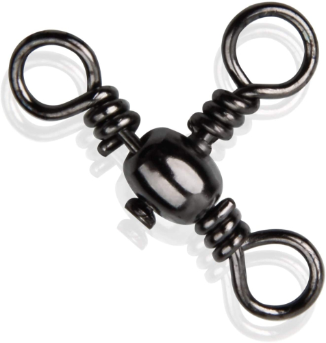 Вертлюг тройной BratFishing Cross - line rolling swivel