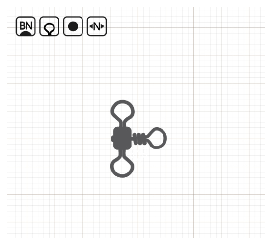 Вертлюг тройной BratFishing Cross - line rolling swivel