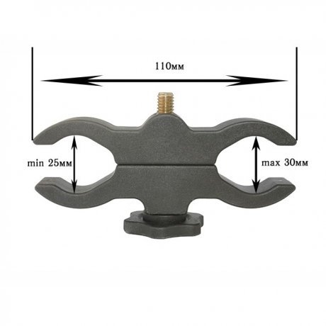 Крепление для фонаря на гладкоствольное оружие (25-31 мм)
