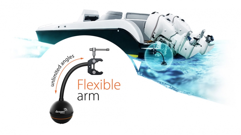 Гнучке універсальне кріплення для ехолота Deeper Flexible Arm New