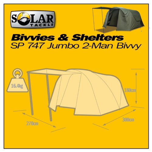 Палатка SOLAR SP 747 (2-man bivvy)