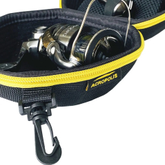 Чехол для катушки (жесткий) 3000-4000 спиннинговой, фидерной, мультипликаторной Acropolis ФБК-11 (черный)