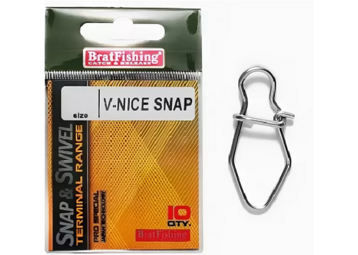 Застібка BratFishing V - Nice Snap SS