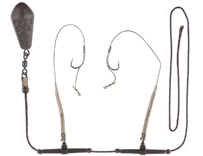 Оснастка карповая Select C-25-85 "Супер Карп" 85г 2 крючка #4 (под бойл)