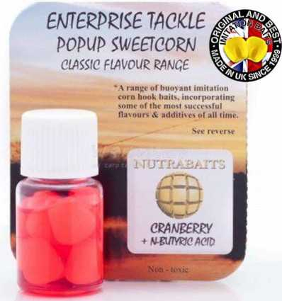 Плавающая кукуруза Enterprise Nutrabaits Cranberry N-Butyric
