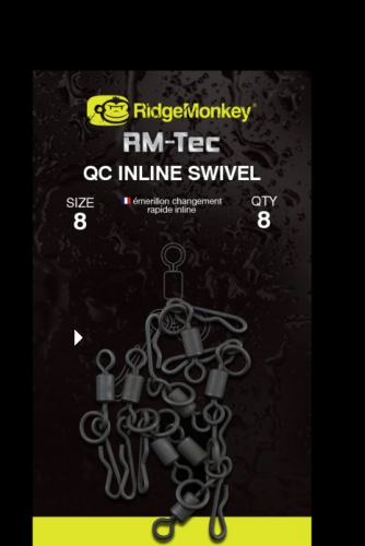 Вертлюг быстросьемный Ridge Monkey RM-Tec Quick Change Inline Swivel