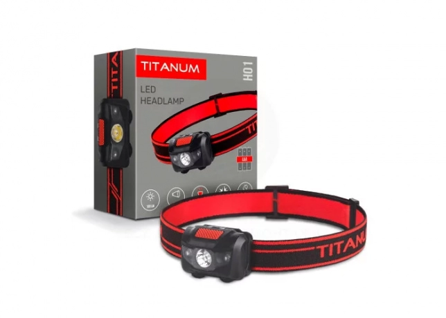 Налобный фонарь Titanum TLF-H01 100lm 6500k