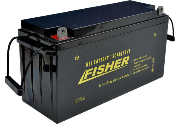 Електромотор для троллінгу Fisher 55+акумулятор гел 150Ah