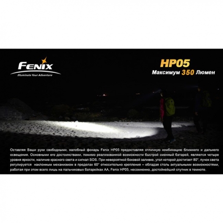 Фонарь Fenix HP05 XP-G (R5) желтый