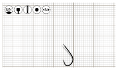 Одинарний гачок Bratfishing Sode