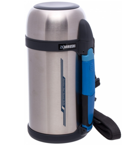 Термос ZOJIRUSHI SF-CС20XA 2 л (складная ручка+ремешок) ц:стальной