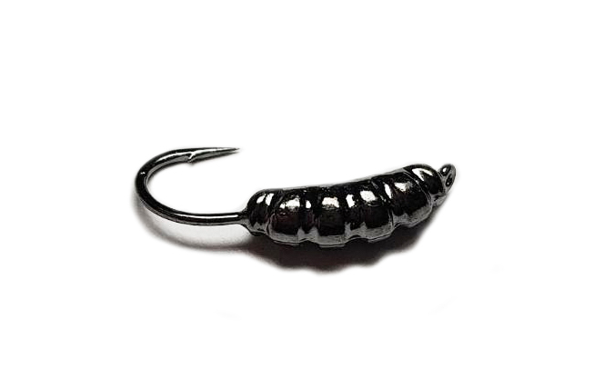 Блешня вольфрамова Fishing Roi Опариш з вушком 3.5мм (Чорний нікель)