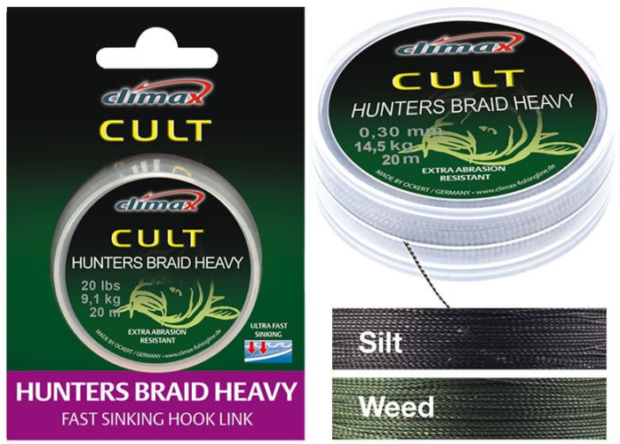 Поводковый матеріал Climax CULT Heavy HuntersBraid silt 20м
