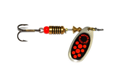 Блесна Mepps Black Fury серебреный/оранжевый