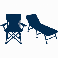 Стільці та розкладачки